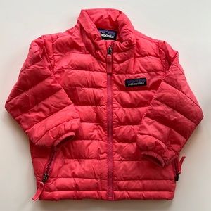 Pink baby Patagonia jacket 6-12 months
